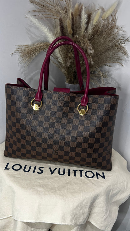 Louis Vuitton Damier Ebene Riverside Tote Bag