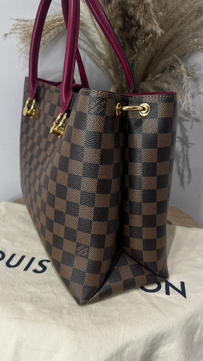 Louis Vuitton Damier Ebene Riverside Tote Bag