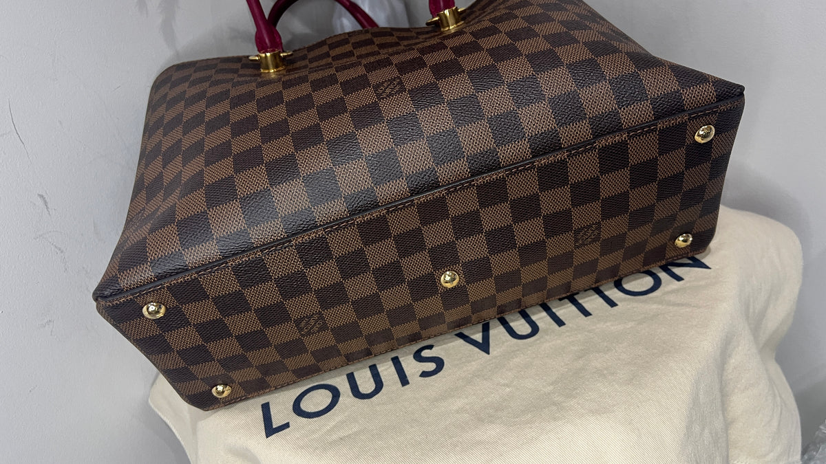 Louis Vuitton Damier Ebene Riverside Tote Bag