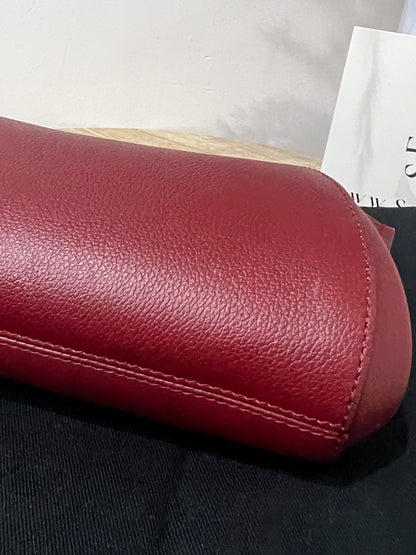 Cartier Red Leather C De Cartier Clutch Bag