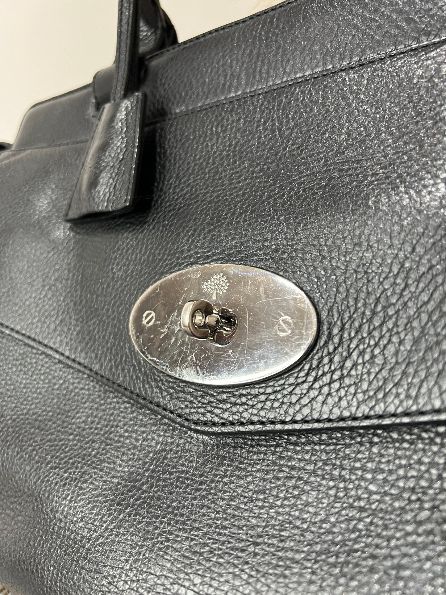Mulberry Blenheim Small Leather Tote in Black