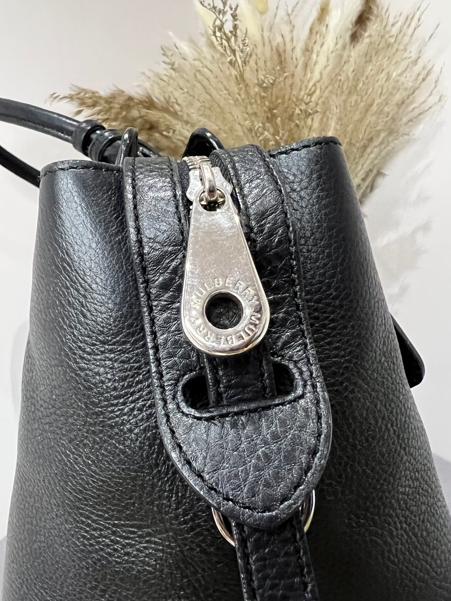 Mulberry Blenheim Small Leather Tote in Black