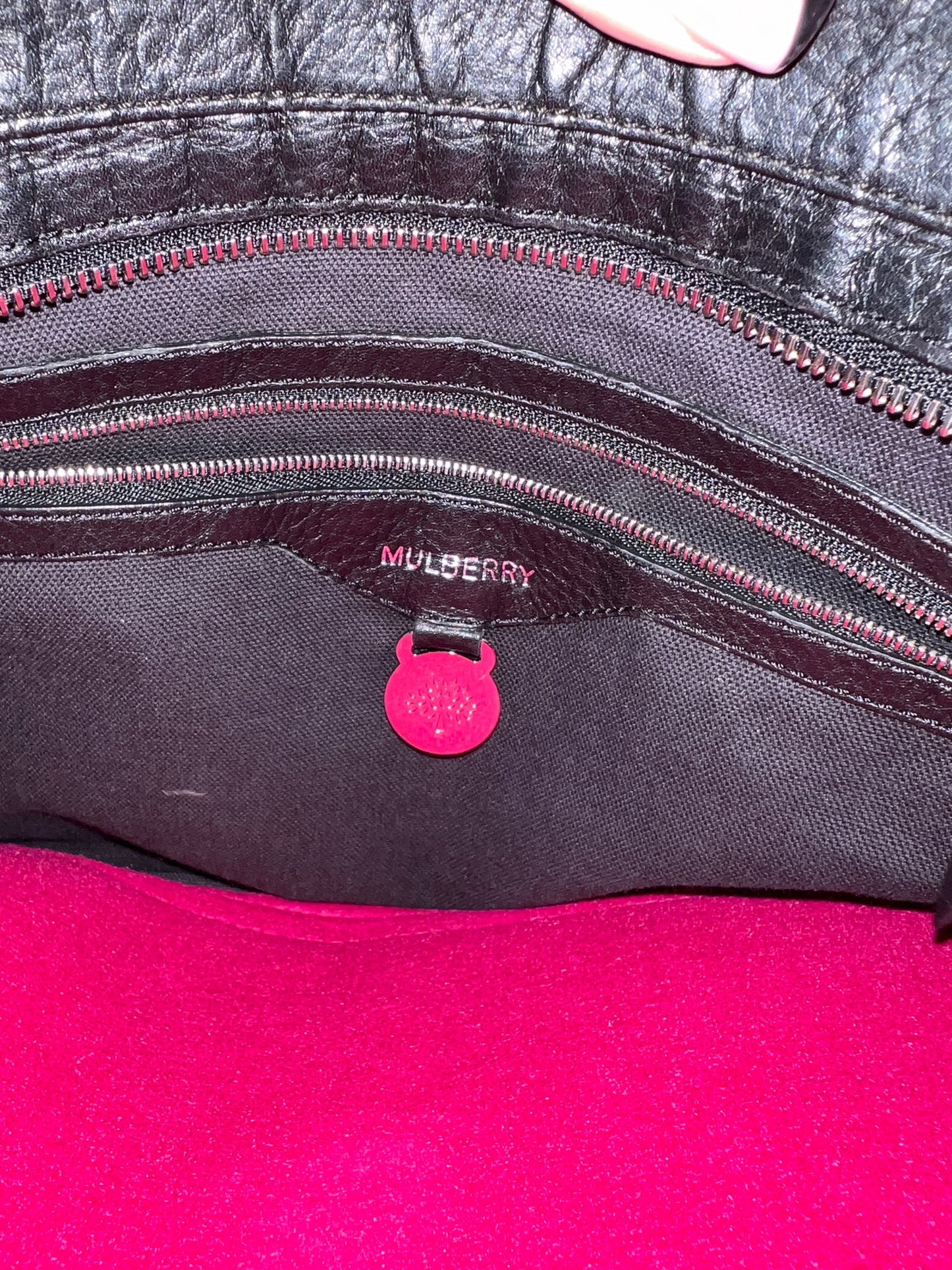 Mulberry Blenheim Small Leather Tote in Black