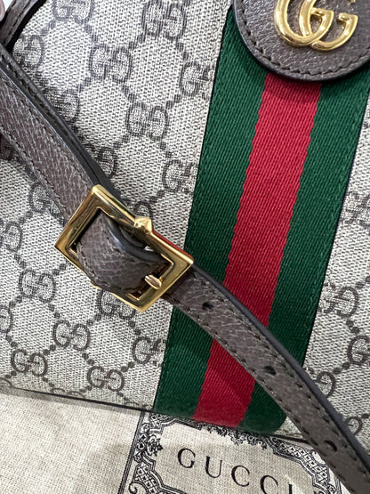 Gucci GG Supreme Small Ophidia Round Top Crossbody Bag