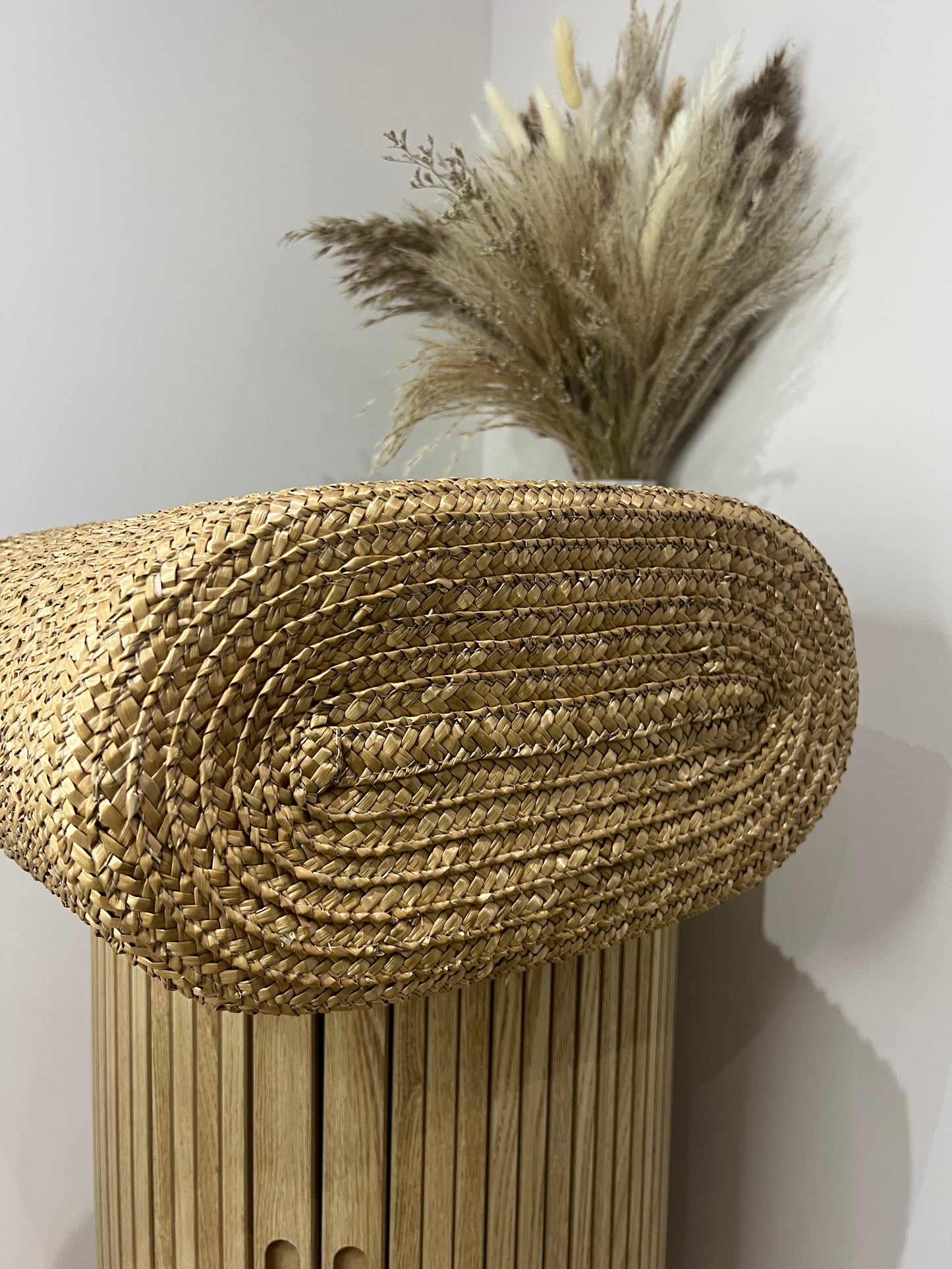 Lulu Guinness Natural Straw Beauty Spot Suzy Tote Bag