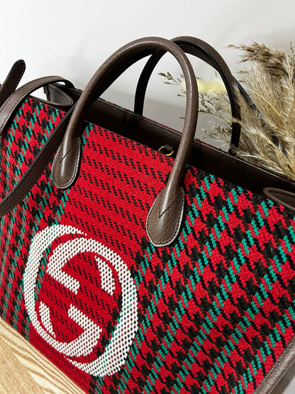 Gucci Marmont Wool Shopper Bag