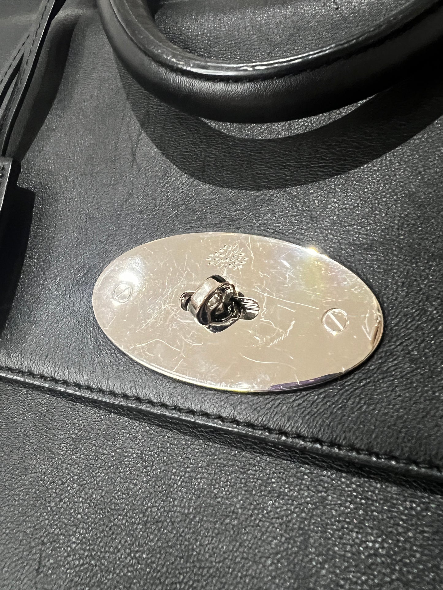 Mulberry Large Black Suffolk Bag