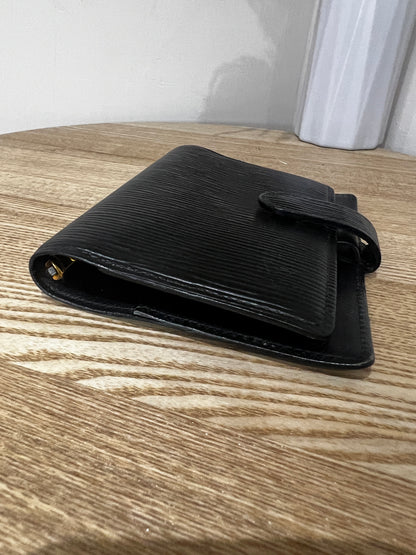 Louis Vuitton Black  Epi Leather Agenda Diary Organiser Cover, Small