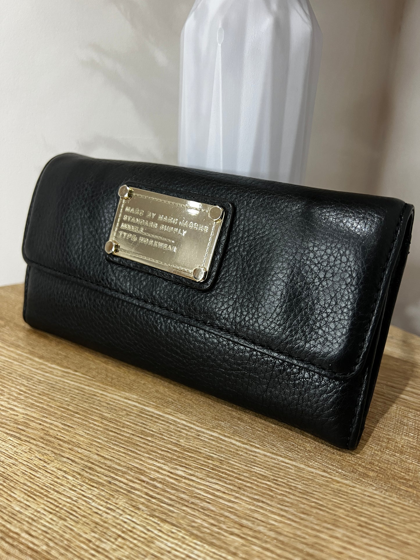 Marc Jacobs Black Leather Wallet