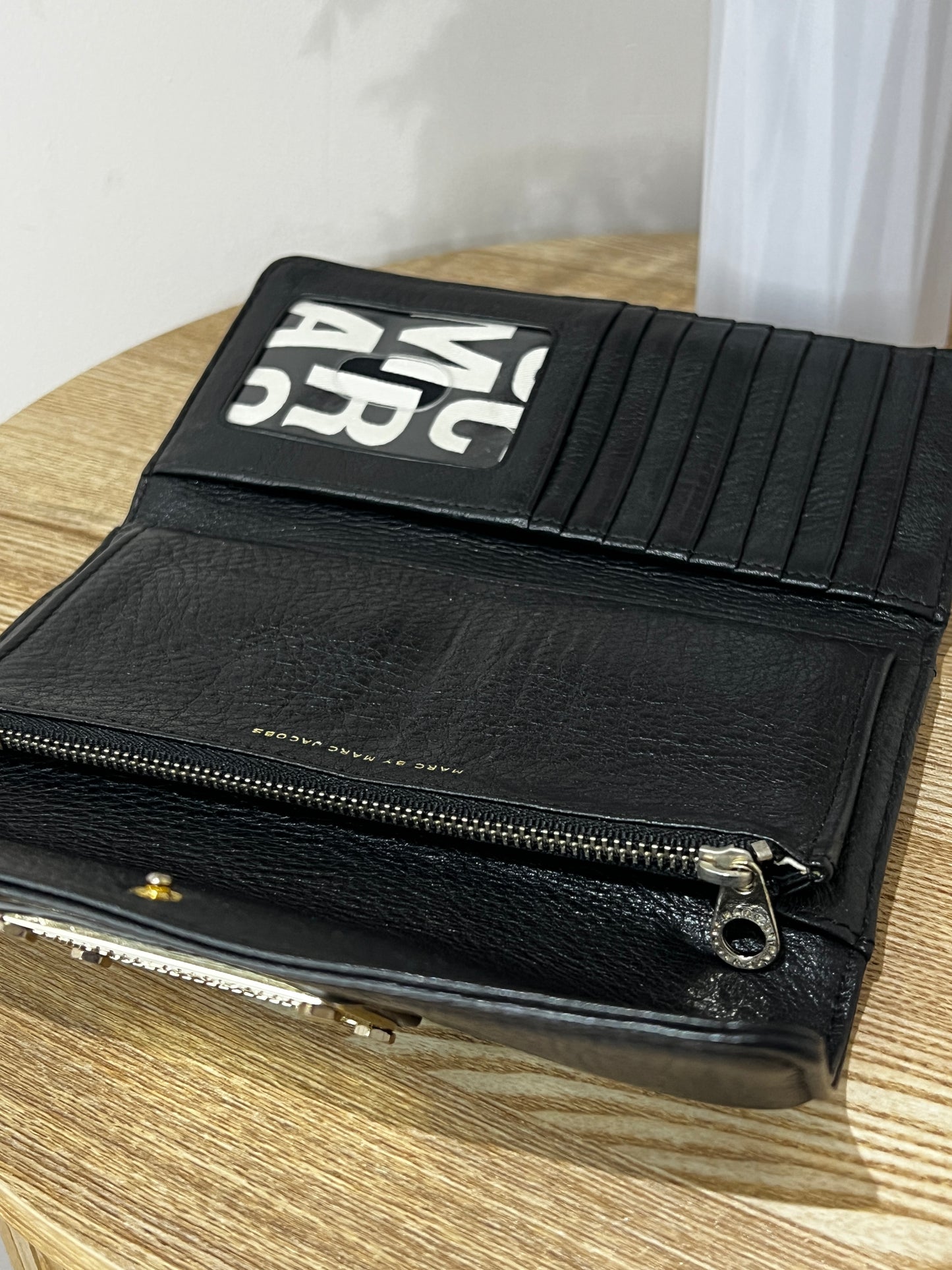 Marc Jacobs Black Leather Wallet