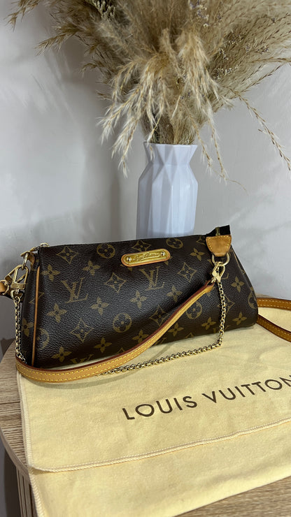 Louis Vuitton Brown Monogram Eva Pochette with Dual Strap