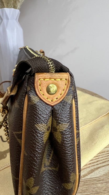 Louis Vuitton Brown Monogram Eva Pochette with Dual Strap