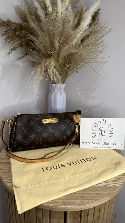 Louis Vuitton Brown Monogram Eva Pochette with Dual Strap
